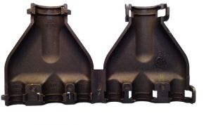 M-Verteiler NW 10-4,5-7,5-4,5 schwarz klappbar für KFZ Wellrohr NW10
