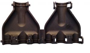 M-Manifold NW10-7.5-7.5- 4.5 black hinged for automotive corrugated pipe NW10