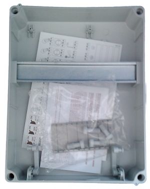 IP67 Wandverteiler Leer 1x9TE mit Hutschiene - VE