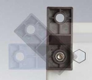 4 Stück Adjustable wall mounting for PWG housing