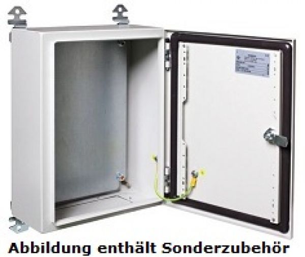 ATEX Schaltschrank 300x250x150mm HBT Stahlblech 1-türig IP66 RAL7035
