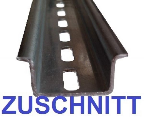 325mm / 32,5cm Hutschiene 35x15 mm verzinkt gelocht 18x5,2mm