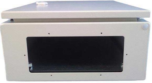 Wall Mounting Enlosure 600x800x250 mm HBT sheet steel 1-door IP66 with MP and earth strap