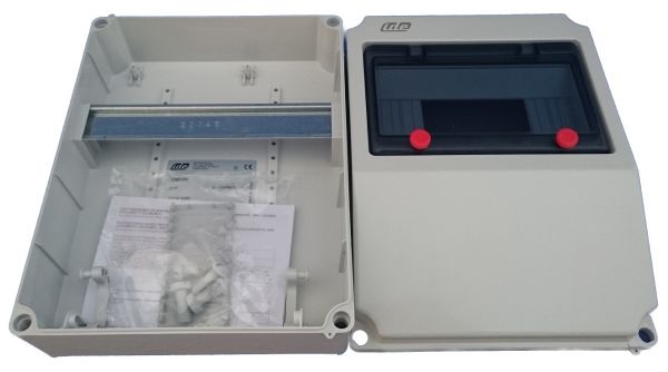 IP67 Wandverteiler Leer 1x9TE mit Hutschiene - VE