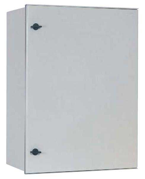 GRP polyester housing 400x300x200mm (HWD) GRP IP66 plastic control cabinet light gray 1-door