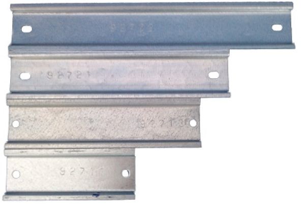 Top hat rail for housing type 322 long