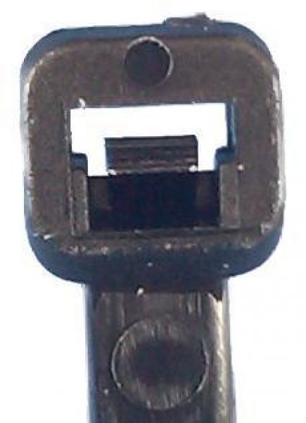 100 Kunststoff - Kabelbinder - 300 x 3,6 mm  (LxB) schwarz