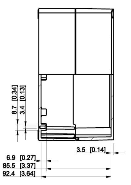 PolycarbonatGehäuse grau 250x175x100mm  glatt