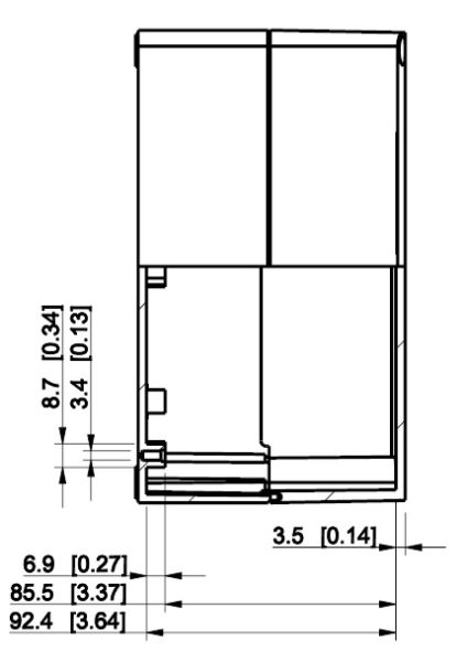 PolycarbonatGehäuse grau 250x175x100mm metrisch vorgeprägt