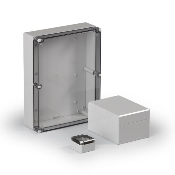 IP66 PC-Gehäuse grau 250x175x75mm