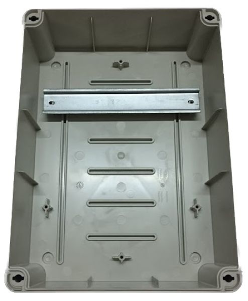 Kunststoffgehäuse grau 328x239x188mm LBH Klemmenkasten wasserdicht IP65-IP67