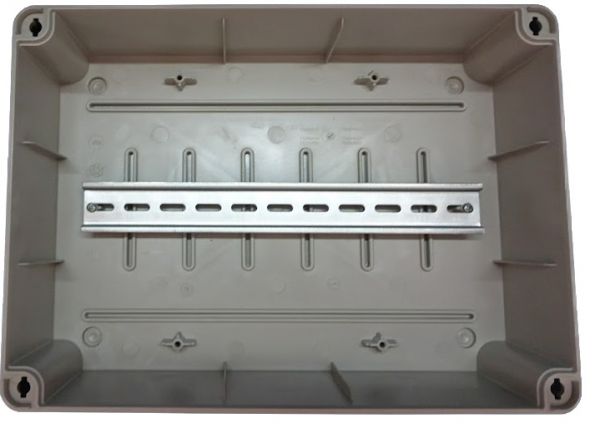 35x7,5mm Hutschiene für Gehäuse Typ 322 - 275mm lang