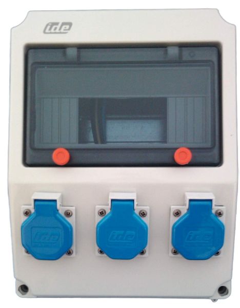 Wandverteiler 41236 mit 3x230V Steckdosen vorverdrahtet