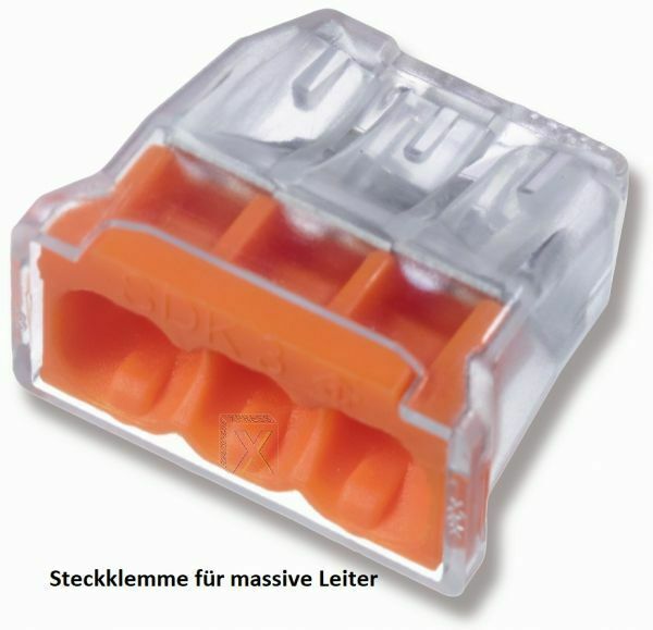 5x Unterputz Abzweigkasten Abzweigdose UP rund Unterputzdose Verteilerdose