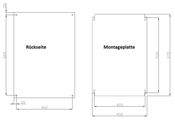 IP66 Schaltschrank 700x500x300 mm HBT VDE UL zertifiziert Stahlblech