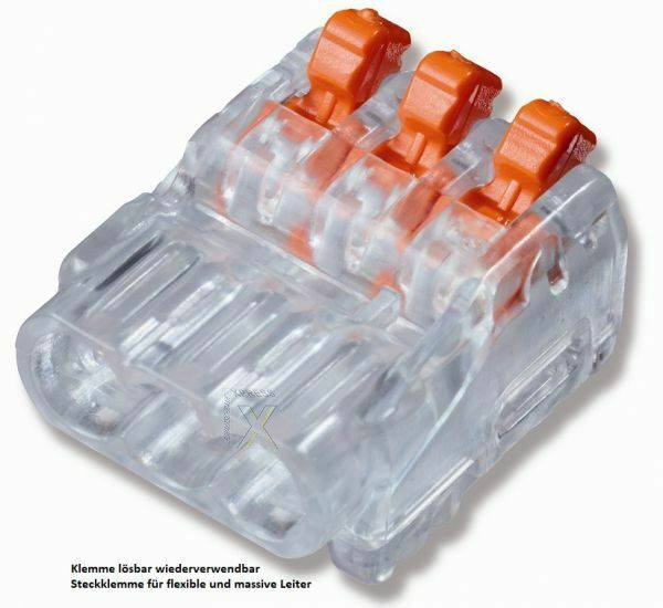 5x Unterputz Abzweigkasten Abzweigdose UP rund Unterputzdose Verteilerdose
