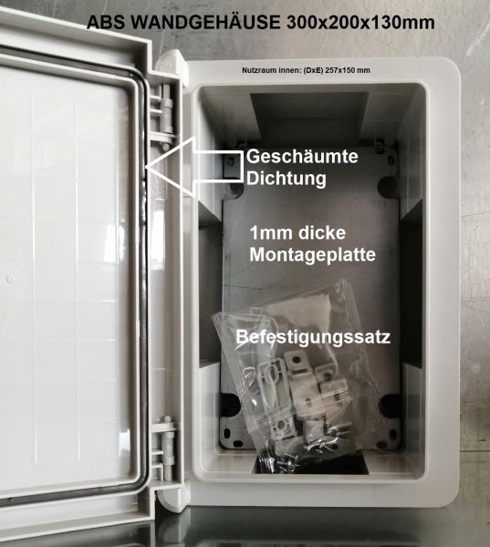 IP54 Basic ABS Wandgehäuse 40x30x22cm