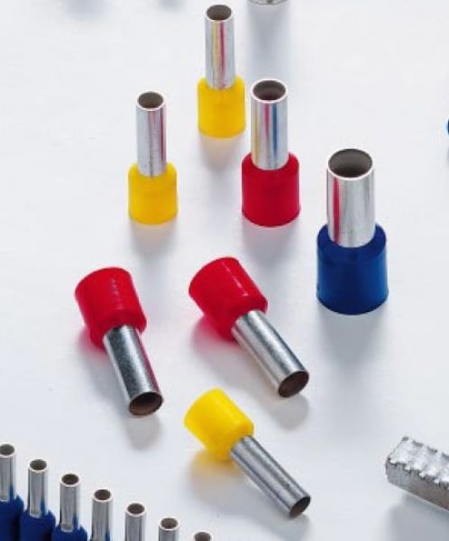 100 Aderendhülsen isoliert - WE 10mm²  N-12mm  elfenbein