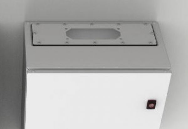 ELDON MAS0604021R5 sheet steel control cabinet 600 x 400 x 210 mm HBT IP66 1-door with mounting plate