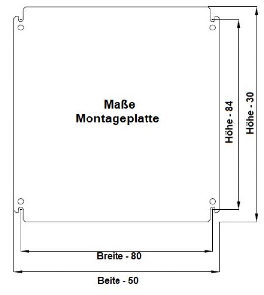 Metal control cabinet 250x200x150 mm HBT 1-door IP66