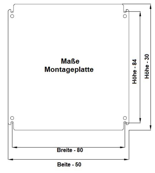 metal control cabinet 400x300x150 mm HBT IP66 1-door