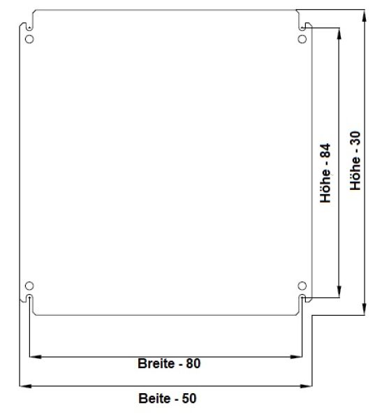B-goods IP66 control cabinet 800x400x200 mm HBT VDE UL certified