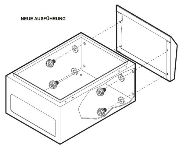 TEJ4020 rain cover 400x200 WxD for control cabinet GN