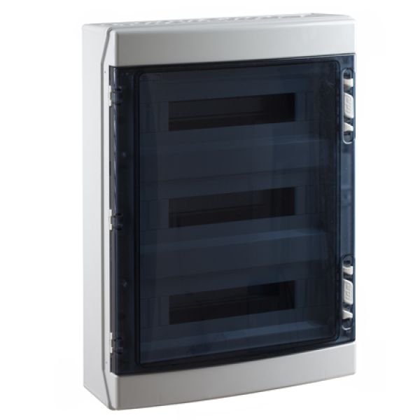 surface-mounted wet room distributor 3-row 54TE  3x 18TE IP65 ABS sealable