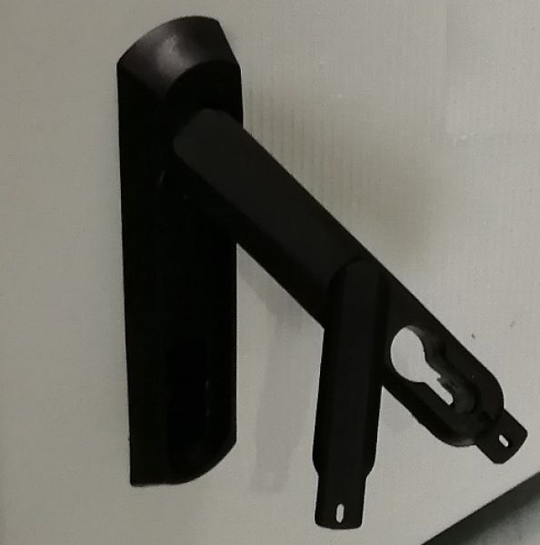 GRP polyester housing 400x300x200mm (HWD) IP66 plastic control cabinet with swivel lever handle for 40mm profile half cylinder