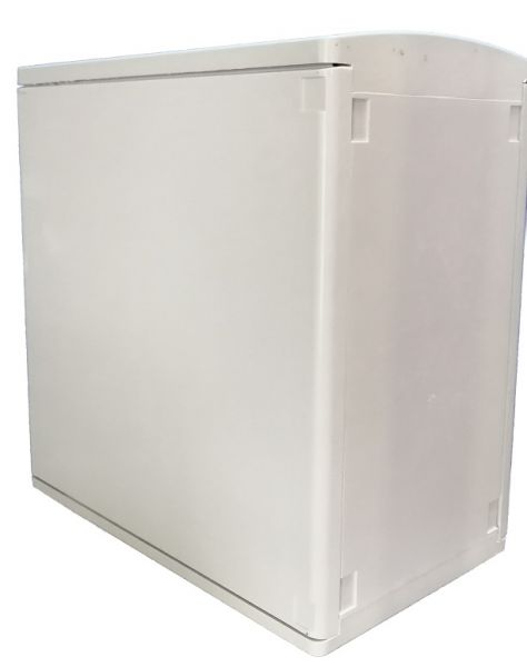 Outdoor Kunststoffgehäuse 500x500x300 mm HBT mit Standardtür