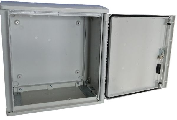 IP43 outdoor plastic housing 1000x750x300/310 mm HWD with standard door