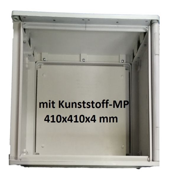 Outdoor Kunststoffgehäuse 500x500x300 mm HBT mit Standardtür