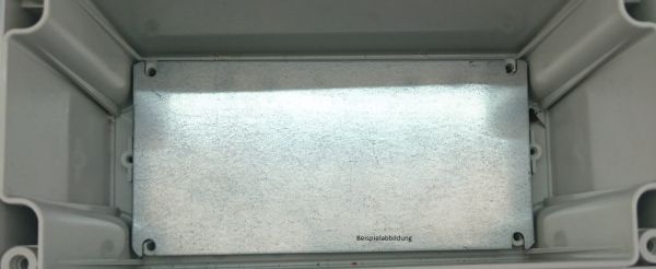 Montageplatten (1,5mm Stahlblech verzinkt)