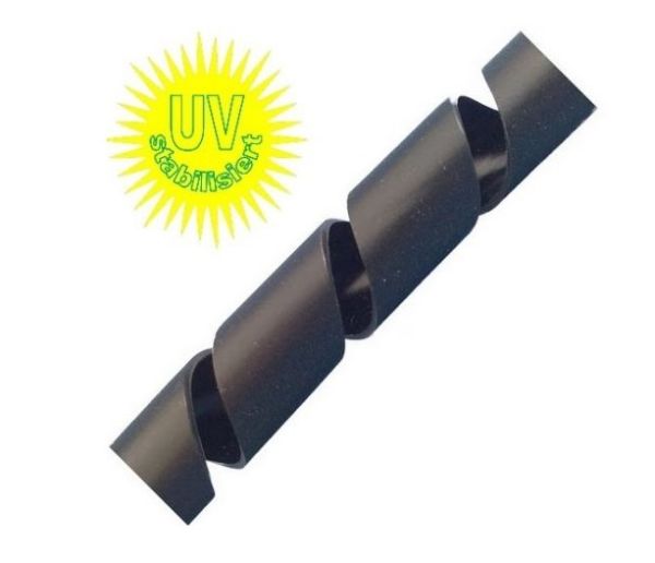 10m Spiralband 13-80mm schwarz uv-stabilisiert