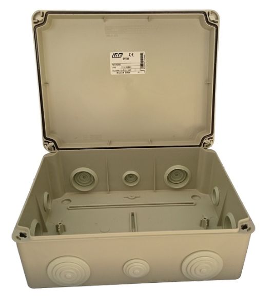 Terminal box LBT 241x180x95mm with grommets