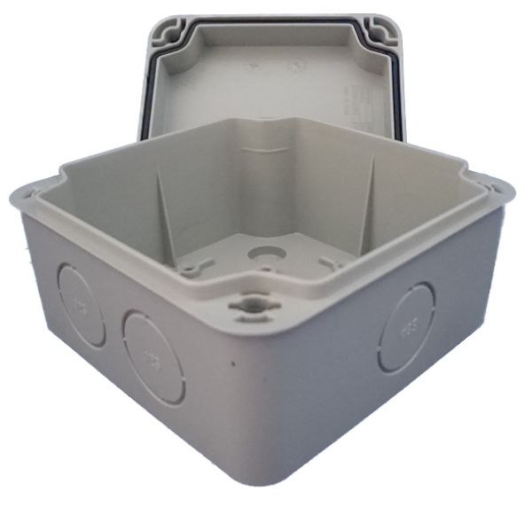 EX111 Kunststoffgehäuse vorgeprägt 108x108x64mm LBH Klemmenkasten IP65-IP67