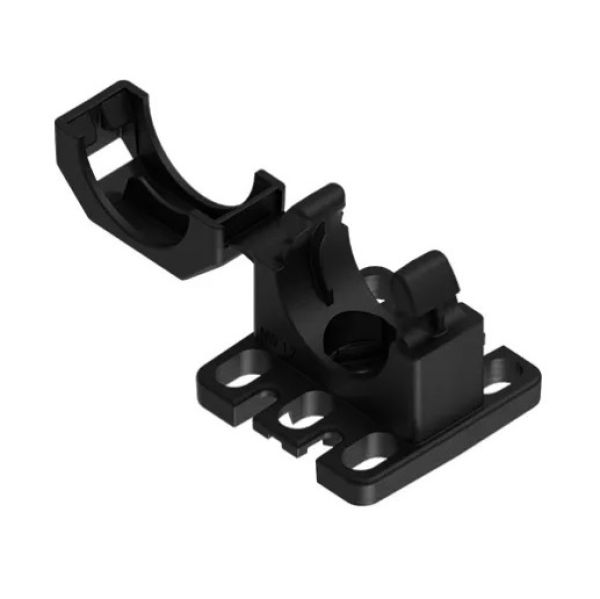 COPA-H Wellrohrhalter FIP schwarz mit Flansch