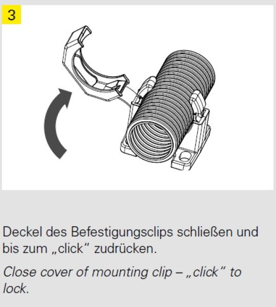 COPA-H Wellrohrhalter FIP schwarz mit Flansch