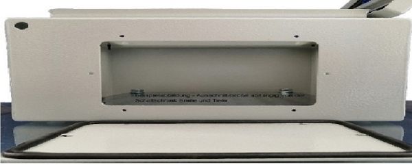 IDE GN606040 Schaltschrank 600x600x400 mm HBT Stahlblech 1-türig IP66 mit MP und Erdungsband