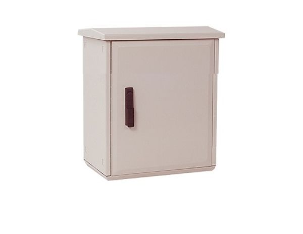 Outdoor Gehäuse 750x750x420 mm (HBT) mit Regendach und Standardtür mit SHG für PHZ