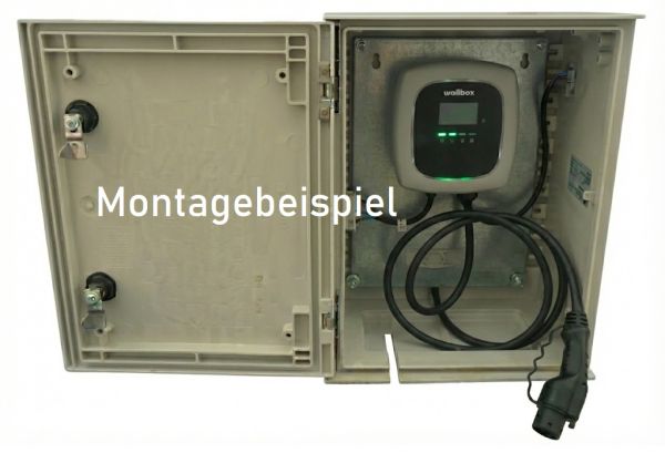 IP66 Kunststoff Schaltschrank 600x400x230mm HBT mit Sichttür