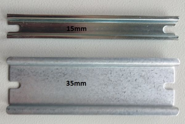 DIN mounting rail 146x15x5mm B=15mm DIN 46277/3