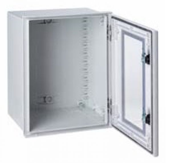 Kunststoff Schaltschrank 500x400x200mm (HBT) IP66 mit Sichttür