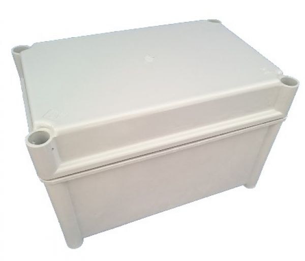 ISO GFK Industriegehäuse 180x180x129 mm LBH - Deckel grau