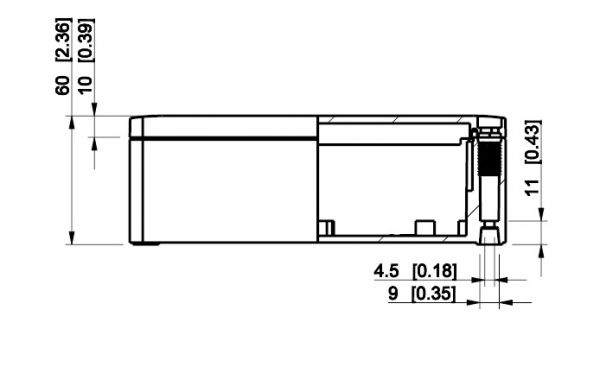 Polycarbonatgehäuse 175x125x60mm LBT grau glatt IP66