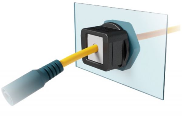 M20 teilbare Kabelverschraubung mit IP54 Kabeltülle grau für 1 Kabel mit 3-4 mm Kabeldurchmesser
