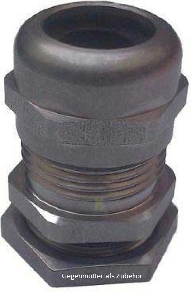 V2A Kabelverschraubung M20x1,5 Edelstahl 1.4305