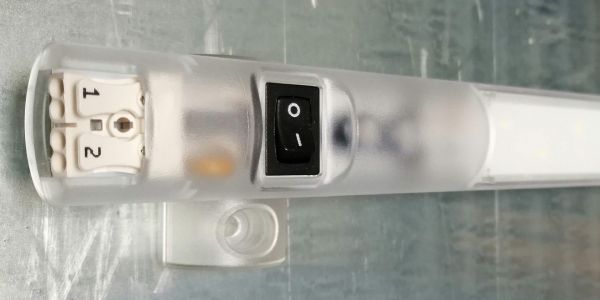 STEGO LED 025 Control cabinet light Lm400 - 120º 5W with switch and screw fixing
