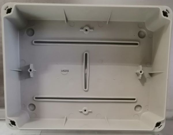 EL231 plastic housing gray 241x180x95mm LWH terminal box waterproof IP65-IP67