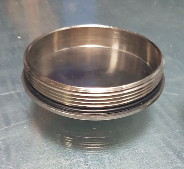 Blind plug MS vern. round with slot and O-ring IP68